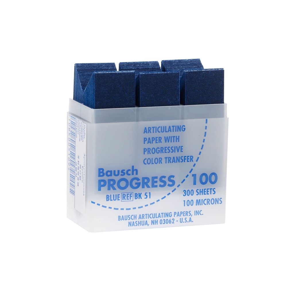Kalka artykulacyjna BK51 100µ niebieska 300 szt.