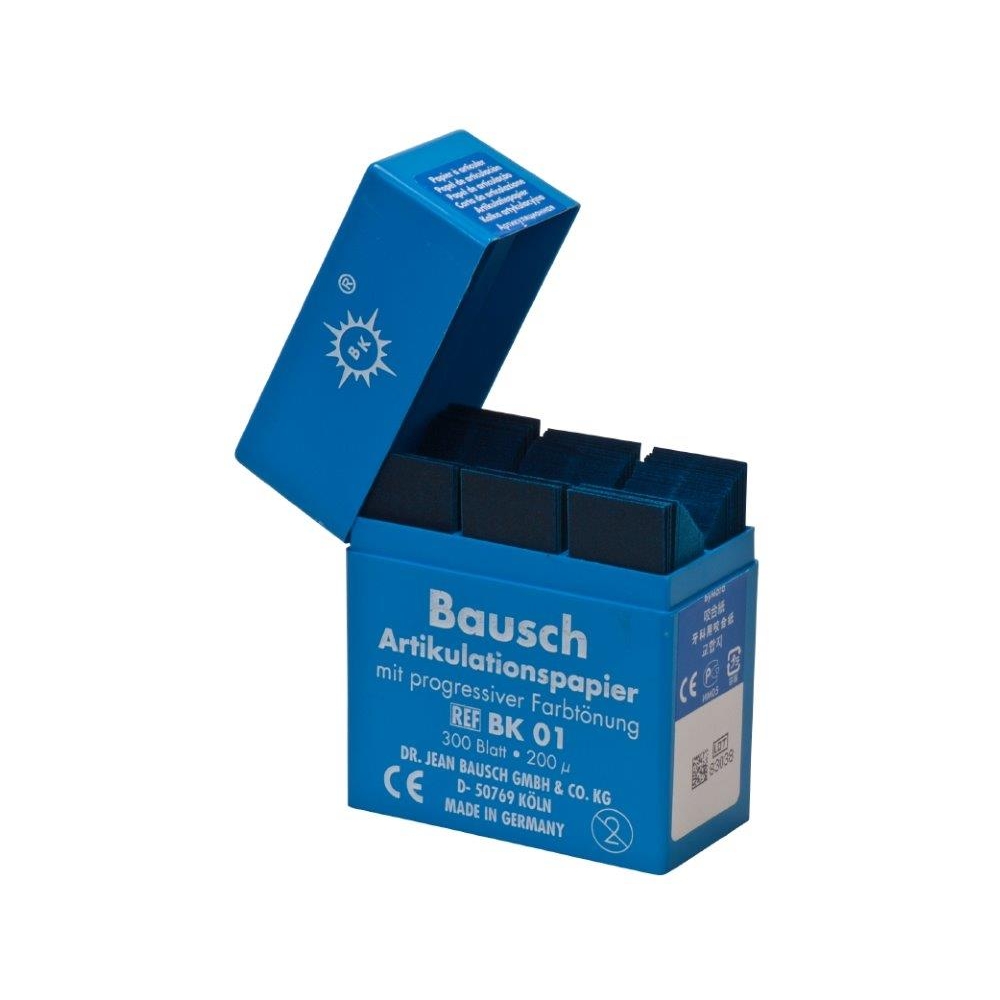 Kalka Bausch BK 01 niebieska 200µ listki 300szt + podajnik